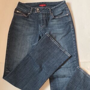 Smart Jeans With Pink Stitching